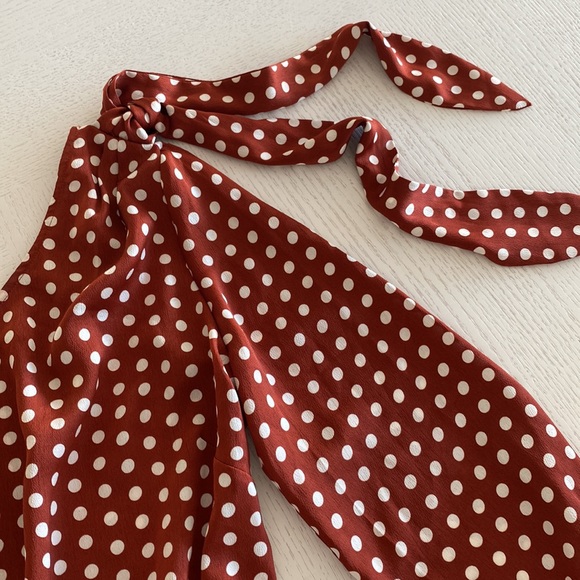 ⬇️ PRICE DROP ⬇️ NWT - Sheike Wonderland Polka Dot One Sleeve Blouse - Picture 3 of 8